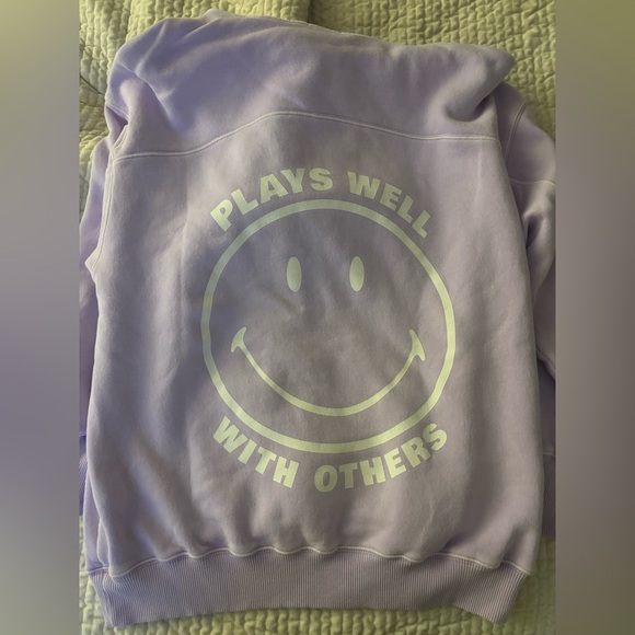 Aerie “Plays Well With Others” Lavender Oversized hoodie - Picture 1 of 4